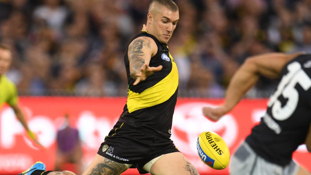 Dustin Martin was Richmond's go-to man to overrun the Blues.