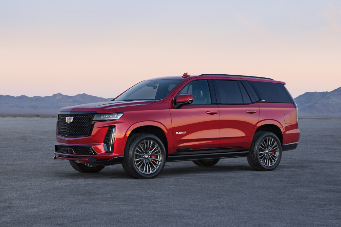 The 2023 Cadillac Escalade will be the first SUV to don the high-performance V-Series badge. 