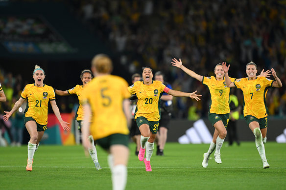 Millions of people watched the Matildas’ thrilling victory over France.