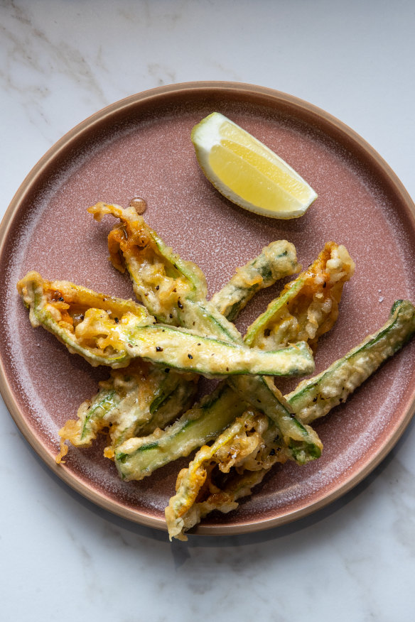 Zucchini flowers.