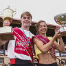 An Essendon connection and a family affair: The two teenagers who won the Stawell Gift
