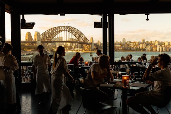 Cafe Sydney serves food and views to some 3850 diners a week.