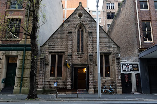 ID p6090w New performance space UNHOLY PLAYHOUSE, is about to open in a 150 year old deconsecrated church on Kent Street, Sydney. 24 June 2026 Photo: Janie Barrett