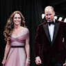 The Prince and Princess of Wales appear at the BAFTA awards ceremony in London in coordinated looks.