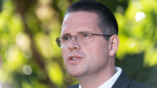 Shadow treasurer James Newbury.