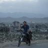 Afghanistan “became my identity”, says Andrew Quilty, pictured in front of Kabul’s Wazir Abad cemetery.