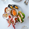 The seafood platter at Stokehouse.