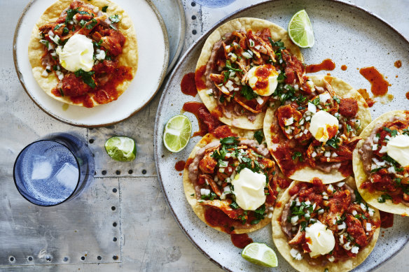 Explore 10,000+ recipes on the new Good Food like Danielle Alvaerz’s Chicken Tinga Tostadas.