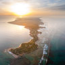 The end point of the Mornington Peninsula is both beautiful and creepy