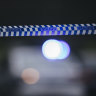 Men shoot Brisbane unit door after asking to use phone