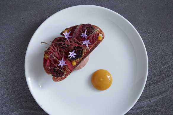 Chicken liver parfait.
