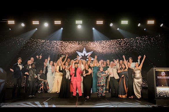 All the night’s winners.