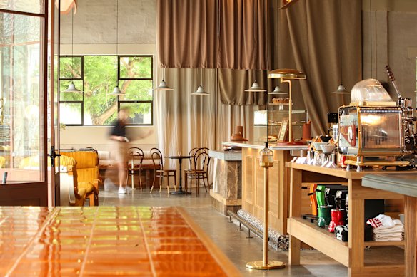 Genovese Coffee House in Alexandria.