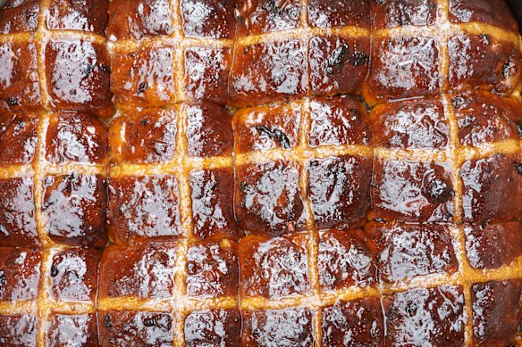 Cafe Margaret's hot cross buns.