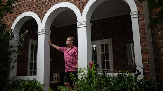 David Tindale owns a heritage house on Khartoum Avenue in Gordon. 