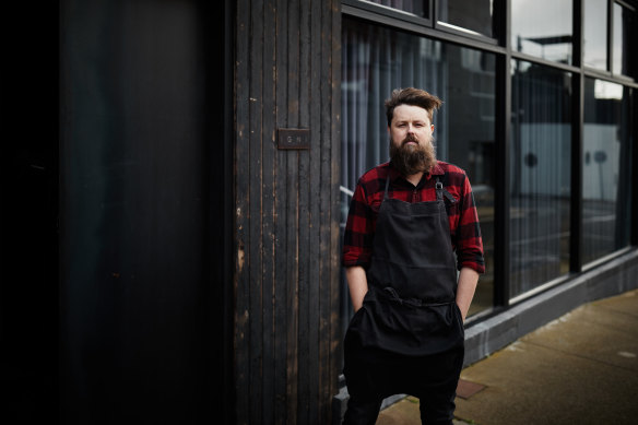 Aaron Turner outside Igni, the Geelong laneway restaurant that will become Songbird.