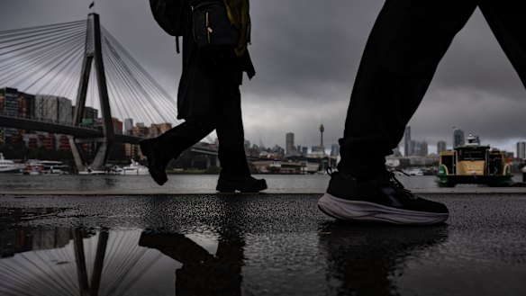 Sydney shivered through its coldest day in a year ahead of a soaking on Saturday.