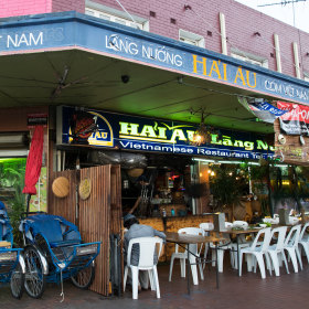 Outside Hai Au Lang Nuong.