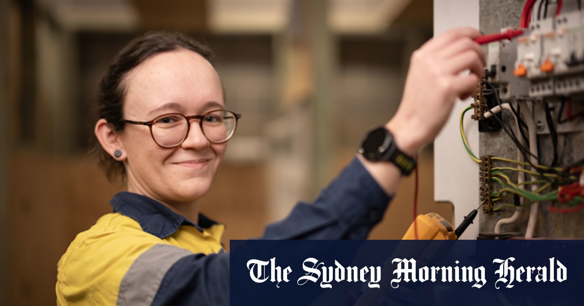‘I didn’t know I could be a tradie, being a girl’: The night that changed everything for Maddison