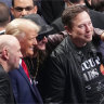 Trump panders to the ‘manosphere’ in rare public sighting since election win