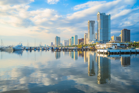 Manila and its port.