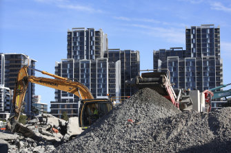 There has been a decline in apartment developments in Sydney.