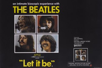 A promotional poster for Let it Be.