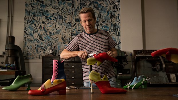Shoemaker and founder of School of Footwear in Sydney, Darren Bischoff.