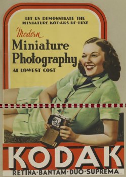 A 1930s Kodak advertising poster.