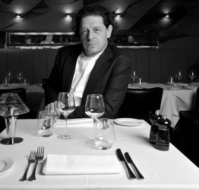 Pierre White in his restaurant The Cube in Birmingham.