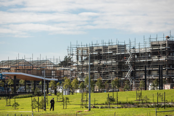 The Victorian government’s policy is to build 800,000 new homes in a decade.