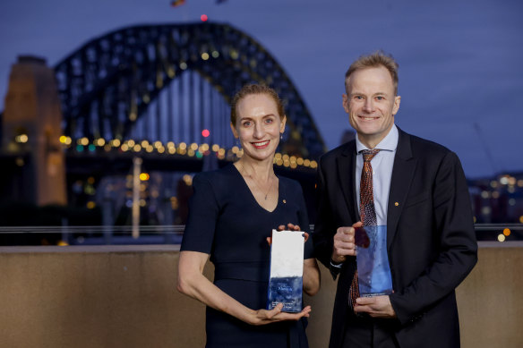 Professor Georgina Long and Professor Richard Scolyer are the Australians of the Year.