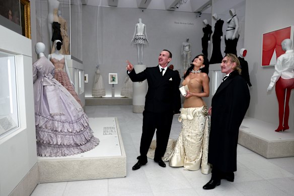 Alexis Roche, Kylie Jenner and John Galliano attended last year’s Met Gala.