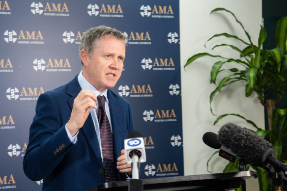 AMA WA president Dr Andrew Miller says the government needed to tap into their budget surplus.