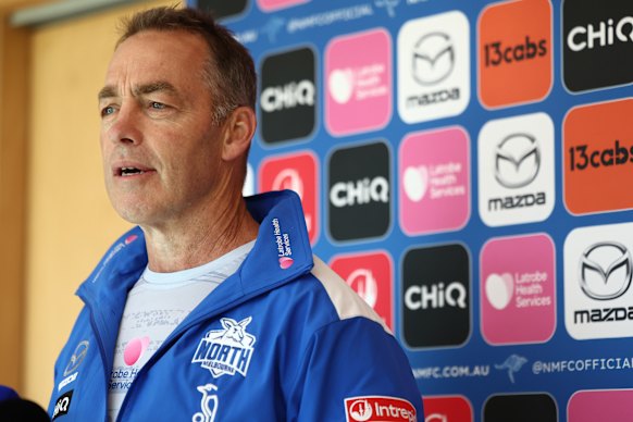 Roos coach Alastair Clarkson.
