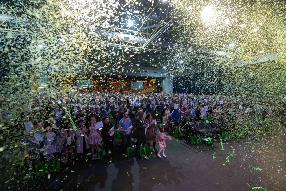 Some of the 5800 citizens who celebrated being sworn-in over the past three days. 