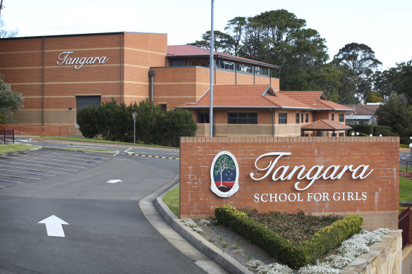 Tangara School for Girls at Cherrybrook in north-west Sydney.