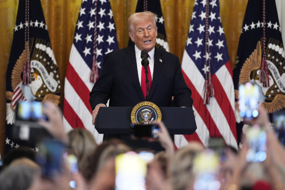Donald Trump says he has “settled” his tariff decisions – a while ago, in fact – in remarks that reportedly caught some White House aides off guard.