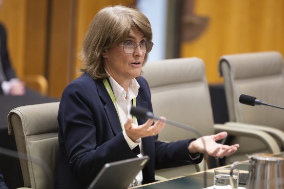 Bullock during Senate estimates.