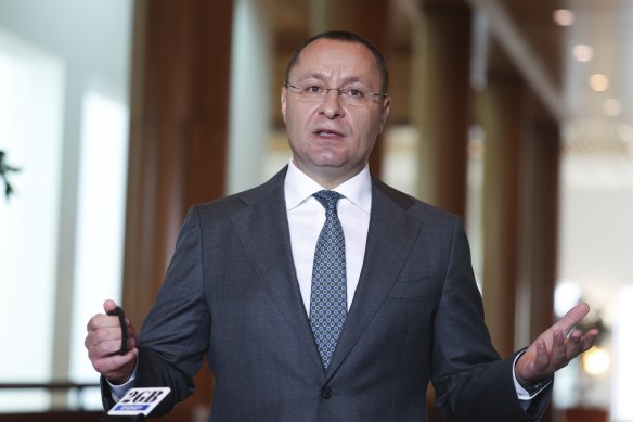 Vasyl Myroshnychenko, Ukraine’s ambassador to Australia.