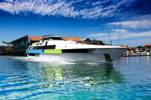 Rottnest Fast Ferries picked up the two men near Hillarys Boat Harbour.
