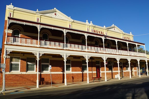 The Royal Hotel, in Sea Lake, Victoria, is merely one of scores of pubs bearing a regal name in Australia.