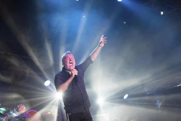 Jimmy Barnes performs at the Byron Bay Bluesfest in April.