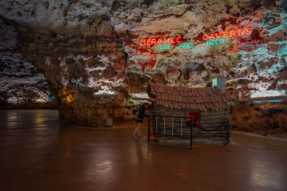 The Meramec caverns.