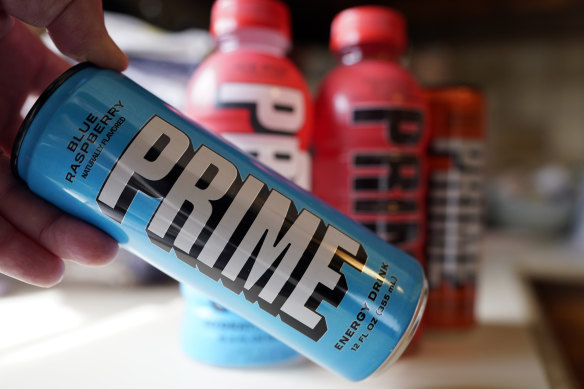 PRIME Energy drinks are being sold in Australia illegally in convenience stores and online. 