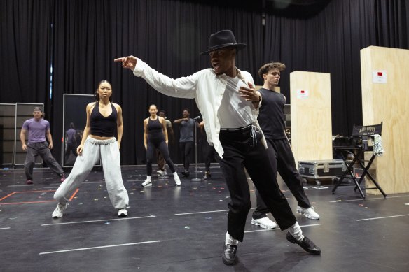 Roman Banks as Michael Jackson. MJ the Musical was in development for several years before opening in New York City in early 2022
