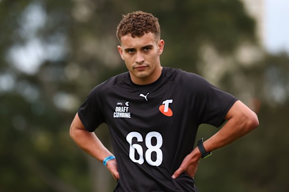 Cody Walker at draft testing. 