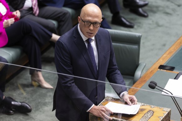 Opposition Leader Peter Dutton has yet to indicate if he will back the Voice.