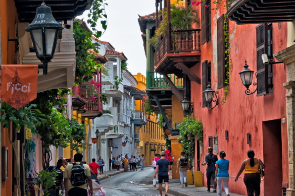 UNESCO World Heritage-listed Old Town, Cartagena.  