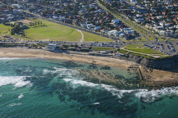 Newcastle’s Bar Beach, a local favourite: the PEP-11 permit Advent owns 85 per cent of runs from Sydney to Newcastle.